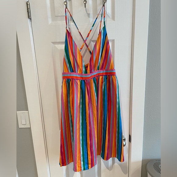 SHEIN Dresses & Skirts - Shein Rainbow Dress